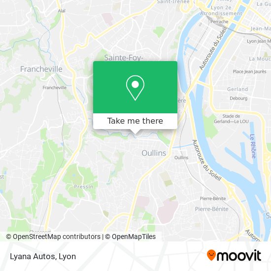 Lyana Autos map
