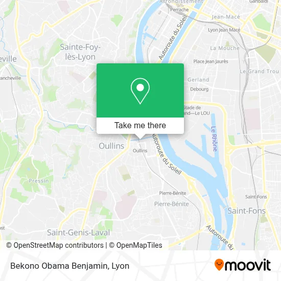 Bekono Obama Benjamin map