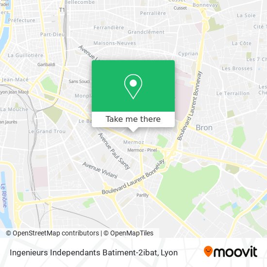 Ingenieurs Independants Batiment-2ibat map