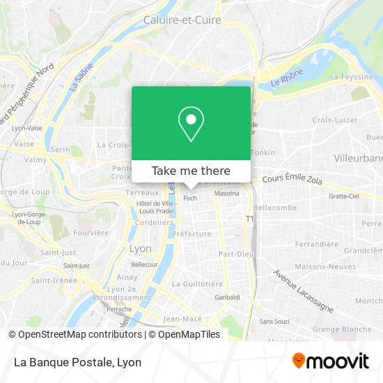 La Banque Postale map