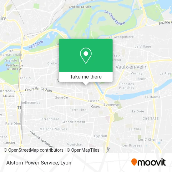 Alstom Power Service map