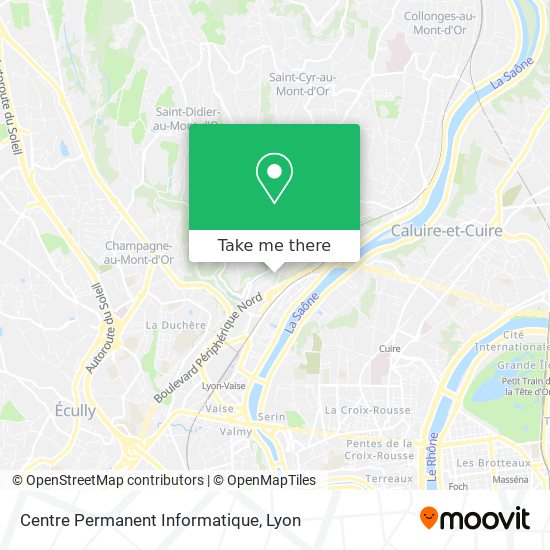 Centre Permanent Informatique map