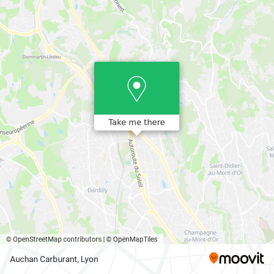 Auchan Carburant map