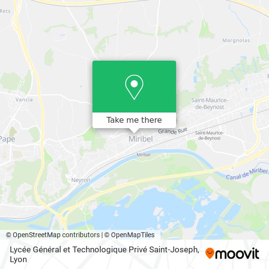 Lycée Général et Technologique Privé Saint-Joseph map