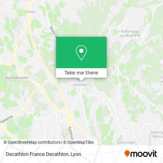 Decathlon France Decathlon map