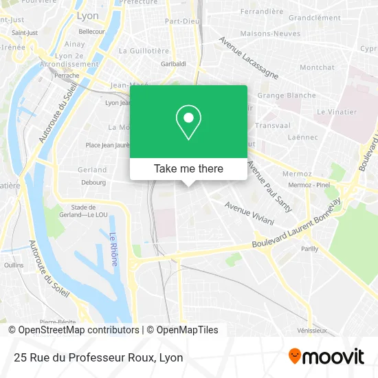 25 Rue du Professeur Roux map