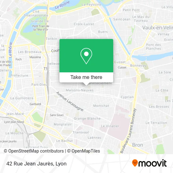 42 Rue Jean Jaurès map