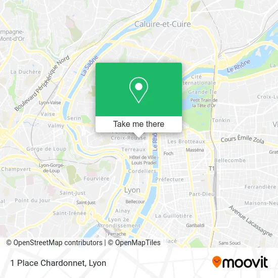 1 Place Chardonnet map