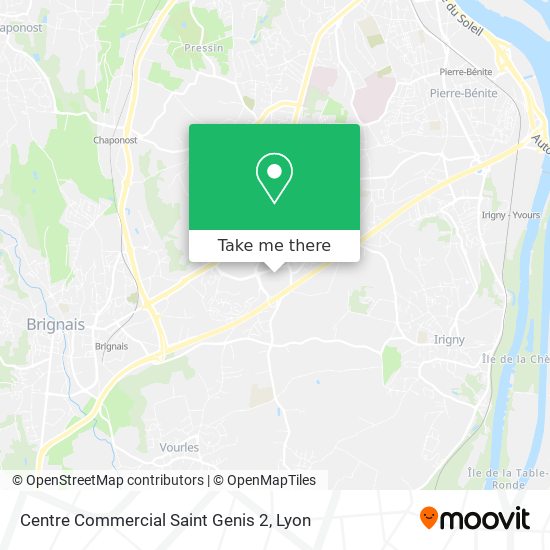 Centre Commercial Saint Genis 2 map