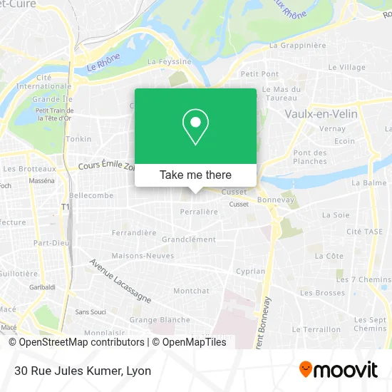 30 Rue Jules Kumer map