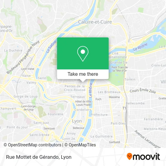 Rue Mottet de Gérando map