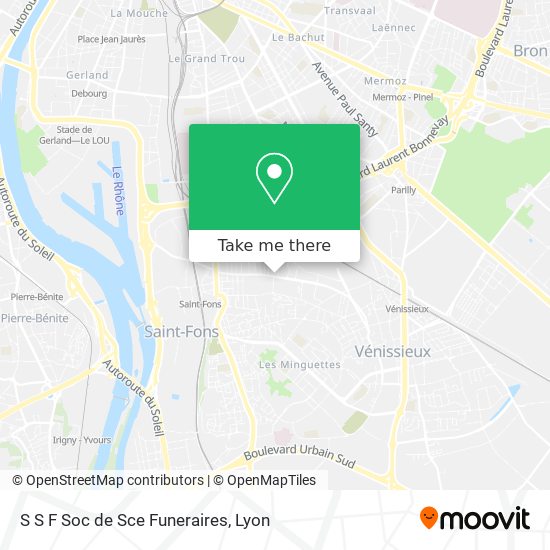 S S F Soc de Sce Funeraires map