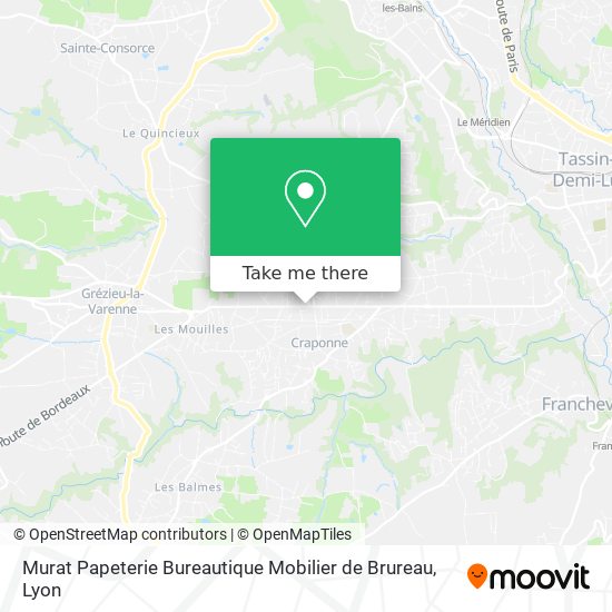 Murat Papeterie Bureautique Mobilier de Brureau map
