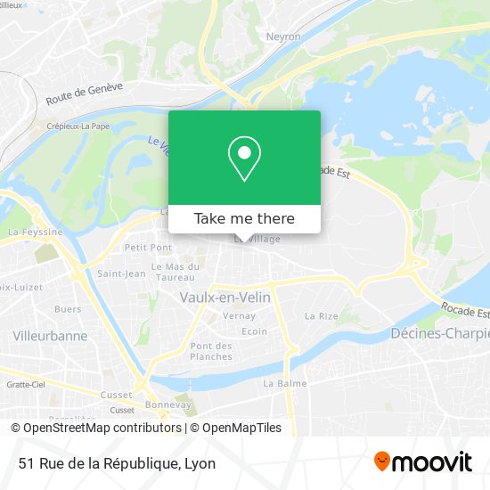 51 Rue de la République map