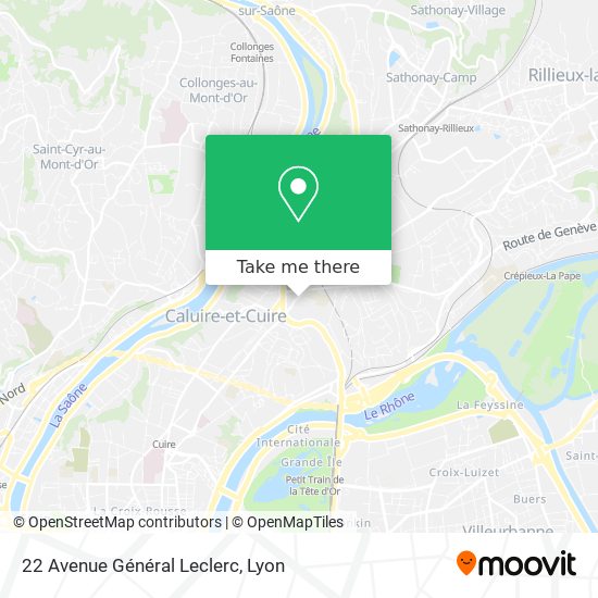 22 Avenue Général Leclerc map
