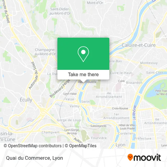 Quai du Commerce map