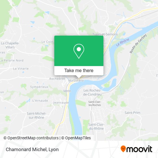 Chamonard Michel map