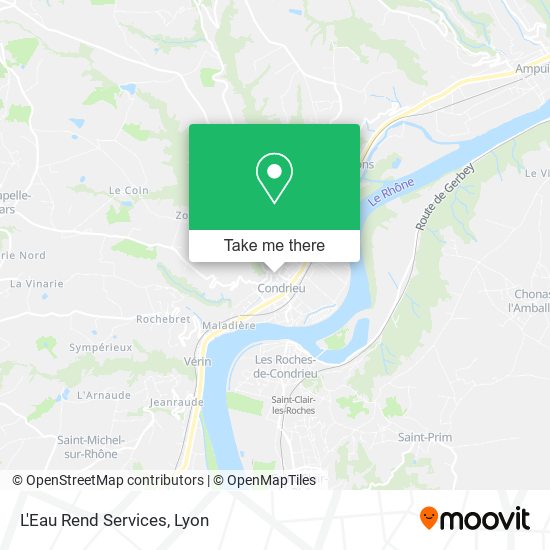 L'Eau Rend Services map