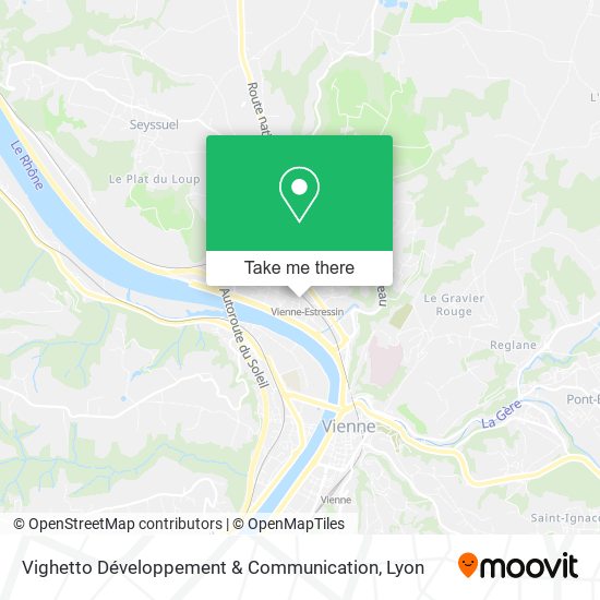 Vighetto Développement & Communication map