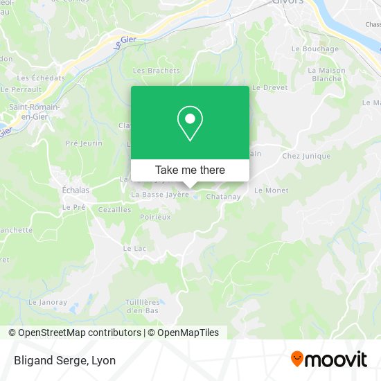 Mapa Bligand Serge