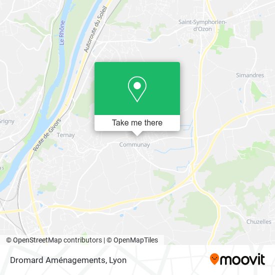 Dromard Aménagements map