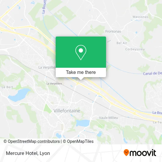 Hotel Mercure map