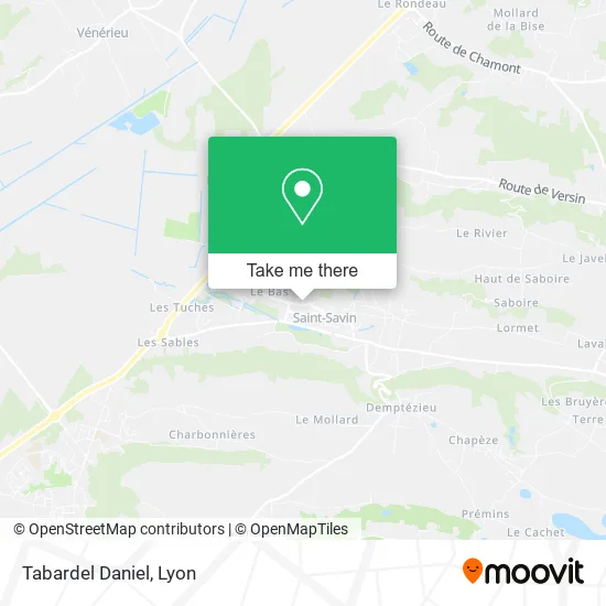 Tabardel Daniel map
