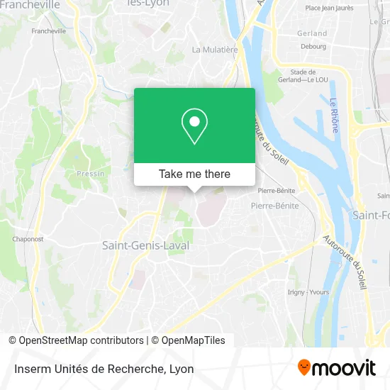 Inserm Unités de Recherche map