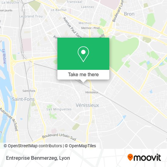 Entreprise Benmerzeg map
