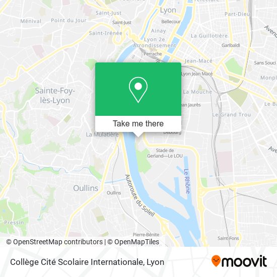 Collège Cité Scolaire Internationale map