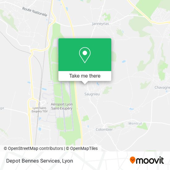 Depot Bennes Services map