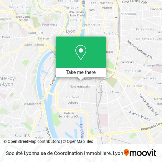 Société Lyonnaise de Coordination Immobiliere map