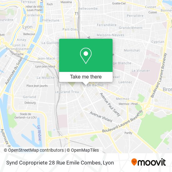 Synd Copropriete 28 Rue Emile Combes map