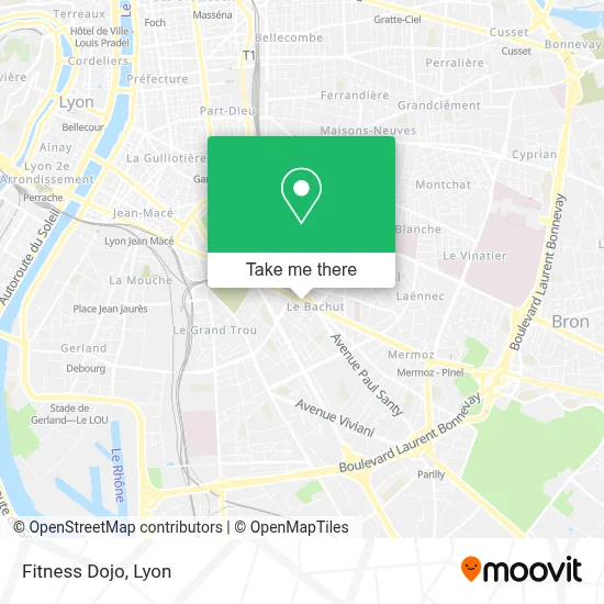 Fitness Dojo map