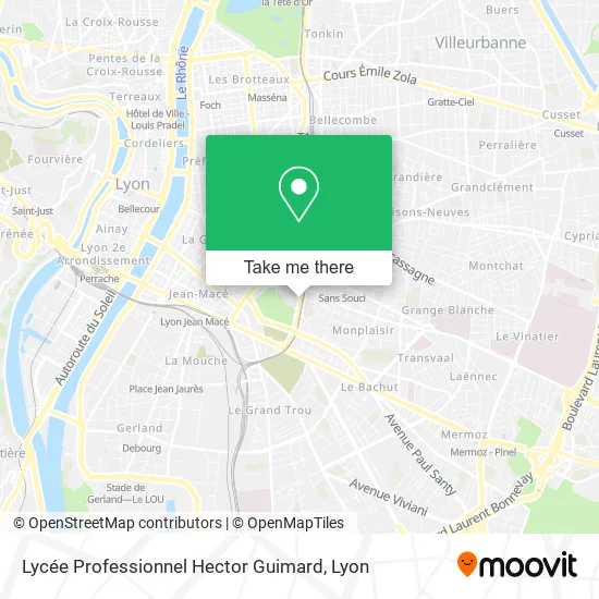 Lycée Professionnel Hector Guimard map