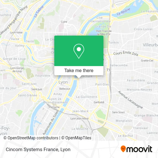 Cincom Systems France map