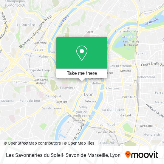 Les Savonneries du Soleil- Savon de Marseille map