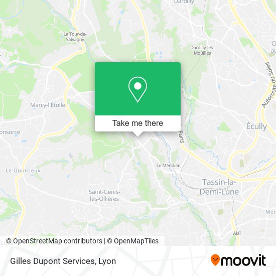 Gilles Dupont Services map