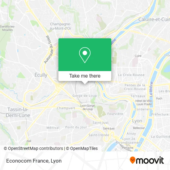 Econocom France map