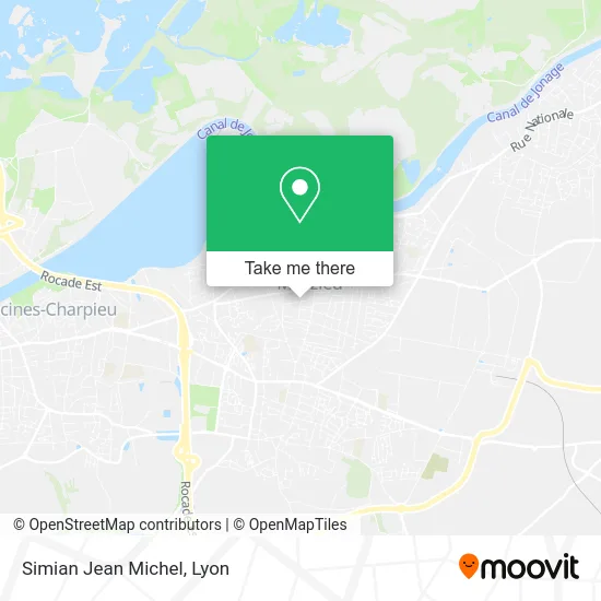 Simian Jean Michel map