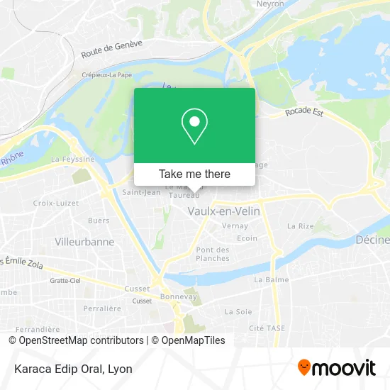 Karaca Edip Oral map