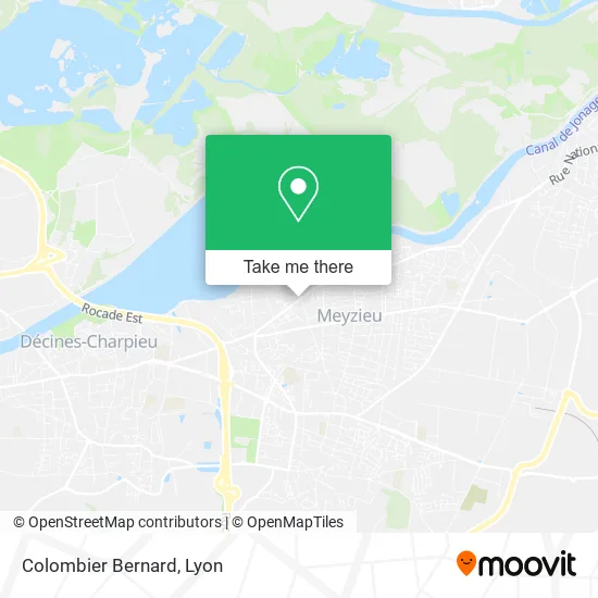 Colombier Bernard map