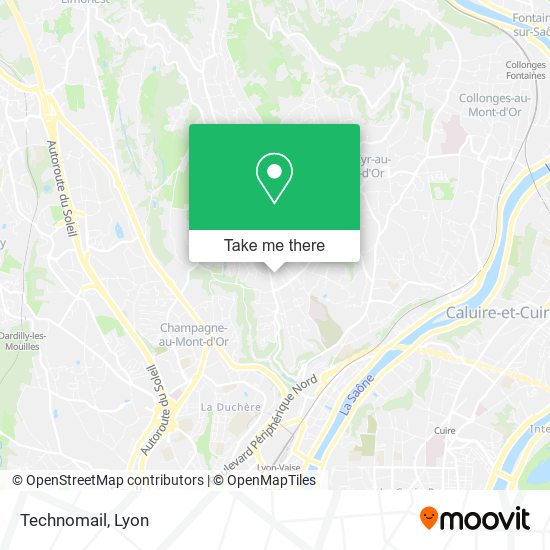 Technomail map