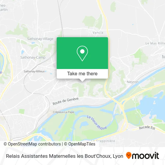 Mapa Relais Assistantes Maternelles les Bout'Choux