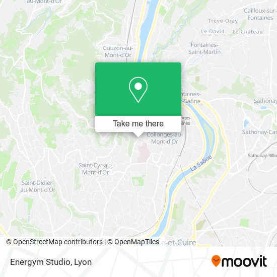 Mapa Energym Studio