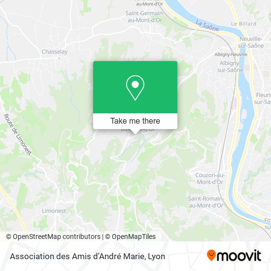 Association des Amis d'André Marie map