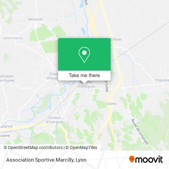 Association Sportive Marcilly map