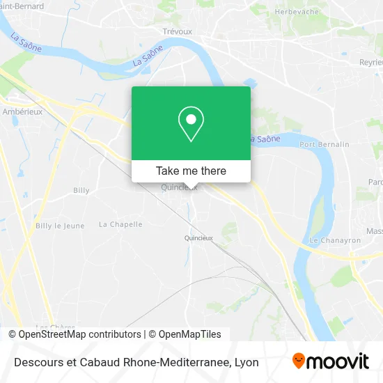 Descours et Cabaud Rhone-Mediterranee map