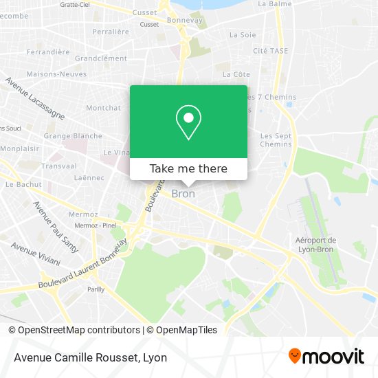 Mapa Avenue Camille Rousset