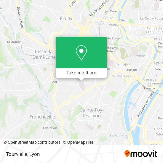 Tourvielle map